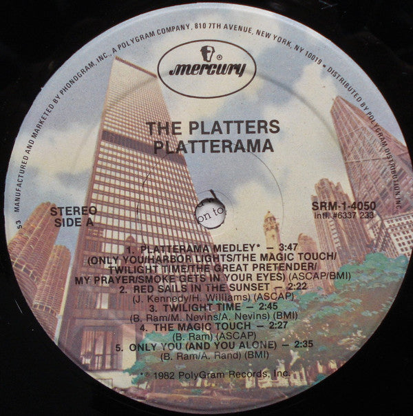 The Platters : Platterama: The Platters Original Greatest Hits (LP, Comp, 53 )