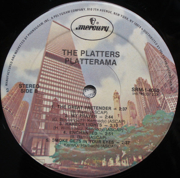 The Platters : Platterama: The Platters Original Greatest Hits (LP, Comp, 53 )