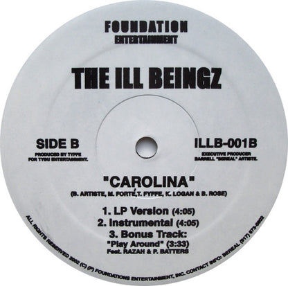 Ill Beingz : Milkshake / Carolina (12")