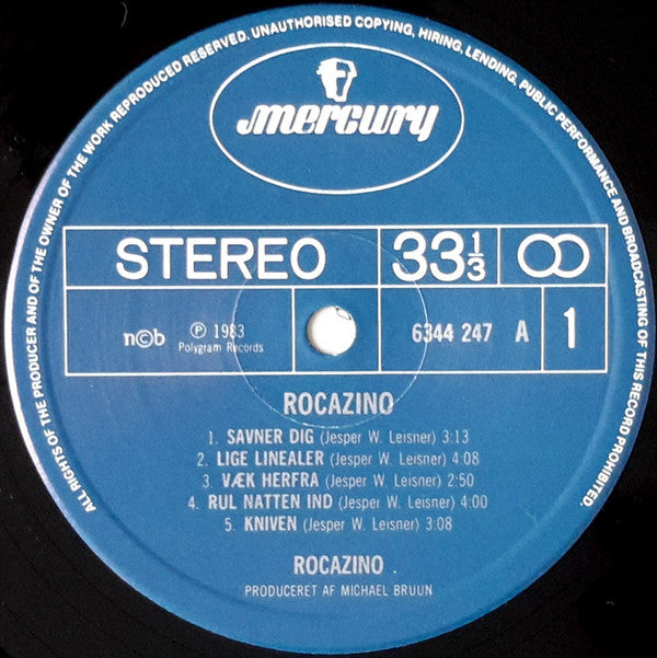 Rocazino : Rocazino (LP, Album)