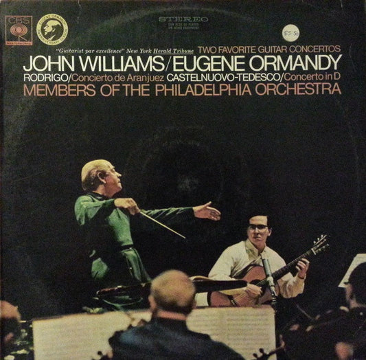 John Williams (7) / Eugene Ormandy - Joaquín Rodrigo / Mario Castelnuovo Tedesco / The Philadelphia Orchestra : Two Favorite Guitar Concertos (LP)