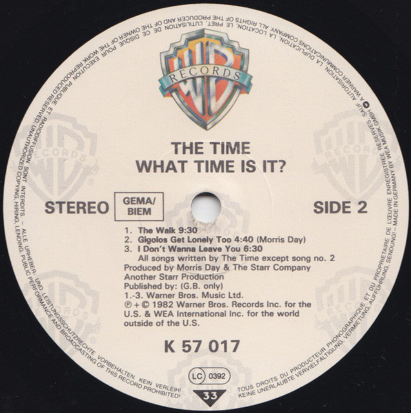 The Time : What Time Is It? (LP, Album, RE)