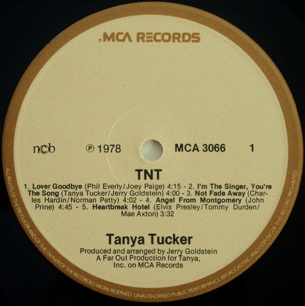 Tanya Tucker : TNT (LP, Album)