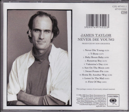 James Taylor (2) : Never Die Young (CD, Album, RE, RM)