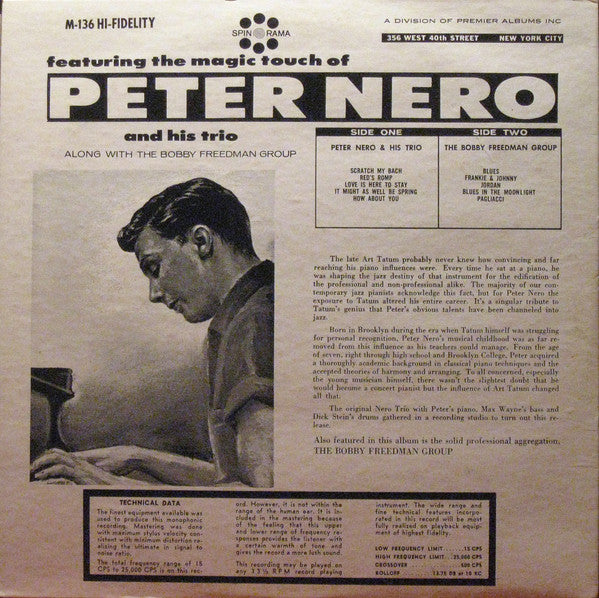 Peter Nero And His Trio, The Bobby Freedman Group : The Magic Touch Of Peter Nero (LP, Mono)