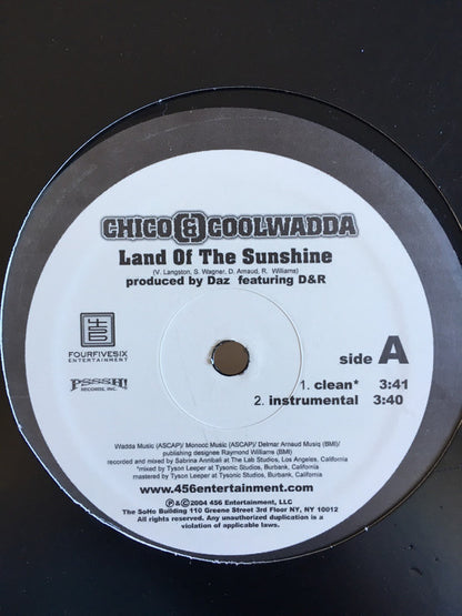 Chico & Coolwadda : Land Of The Sunshine (12")