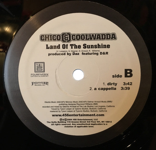 Chico & Coolwadda : Land Of The Sunshine (12")