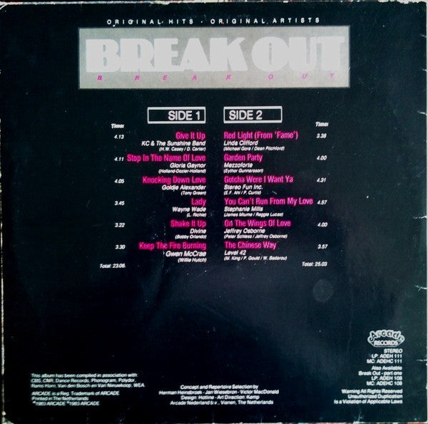 Various : Break Out Part 2 (LP, Comp)