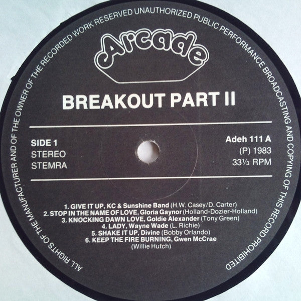 Various : Break Out Part 2 (LP, Comp)