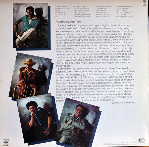 Dexter Gordon Quartet : Manhattan Symphonie (LP, Album)