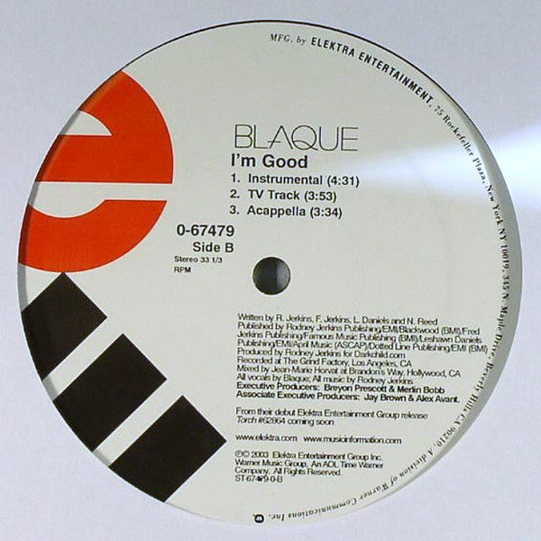 Blaque (2) : I'm Good (12")