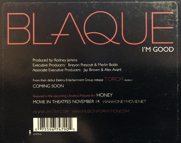 Blaque (2) : I'm Good (12")