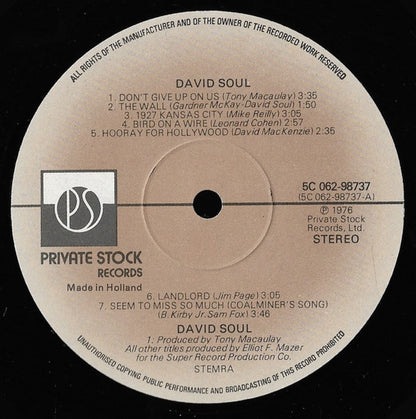 David Soul : David Soul (LP, Album)