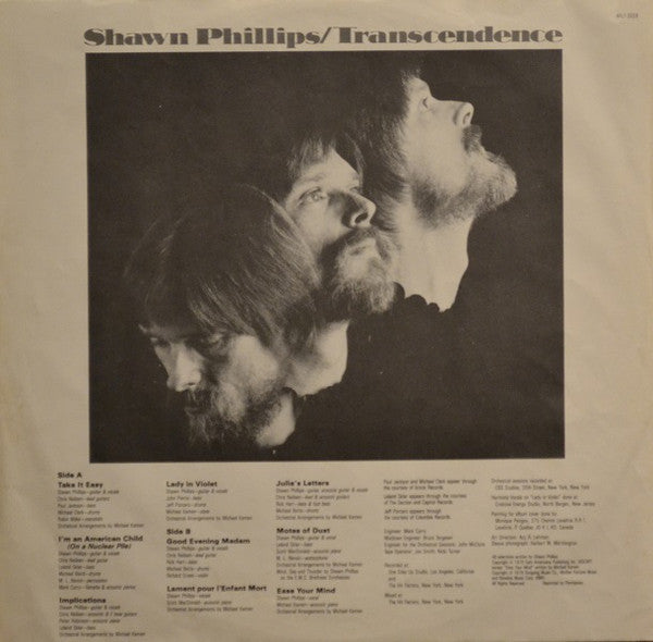 Shawn Phillips (2) : Transcendence (LP, Album)