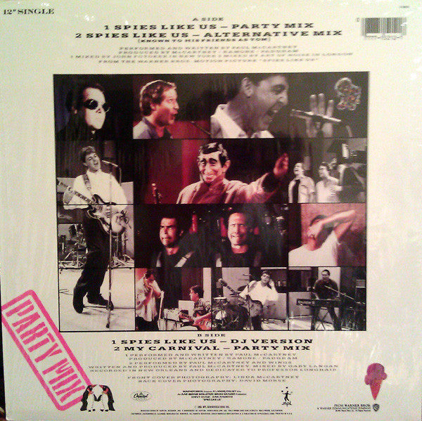 Paul McCartney : Spies Like Us (12", Single, M/Print)