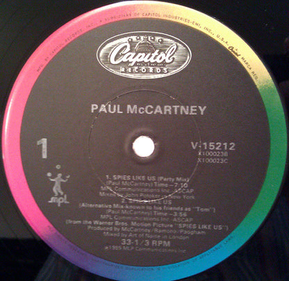 Paul McCartney : Spies Like Us (12", Single, M/Print)