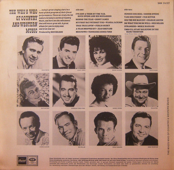 Various : The Who's Who Of Country & Western Music (LP, Comp)