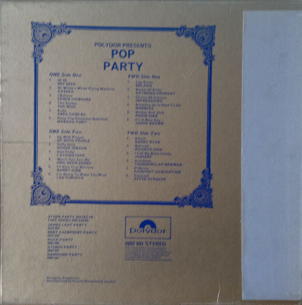 Various : Polydor Presents Pop Party (2xLP, Comp, Box)