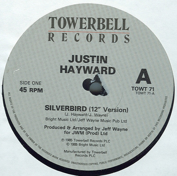 Justin Hayward : Silverbird (12")