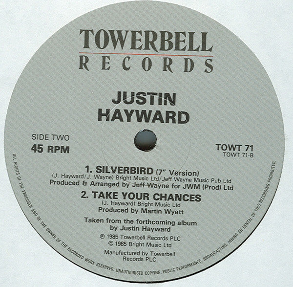 Justin Hayward : Silverbird (12")