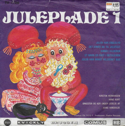 Hans Kurt Og Kirsten Hermansen : Juleplade 1 (7", EP)