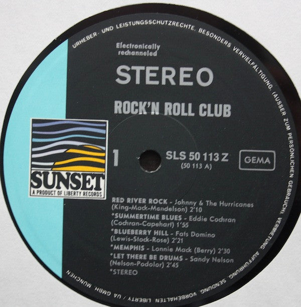 Various : Rock'n Roll Club (LP, Comp)