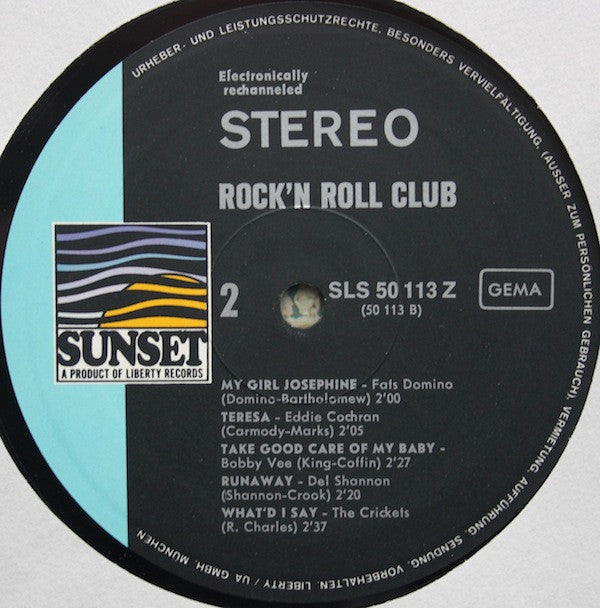 Various : Rock'n Roll Club (LP, Comp)