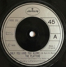 The Platters : Only You (And You Alone) (7", RE)