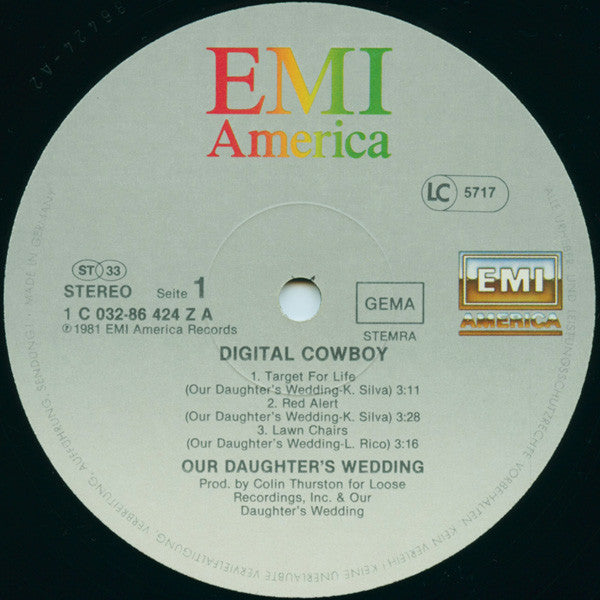 Our Daughter's Wedding : Digital Cowboy (12", MiniAlbum)