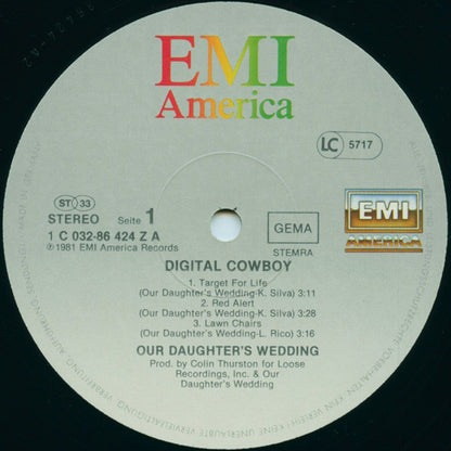 Our Daughter's Wedding : Digital Cowboy (12", MiniAlbum)