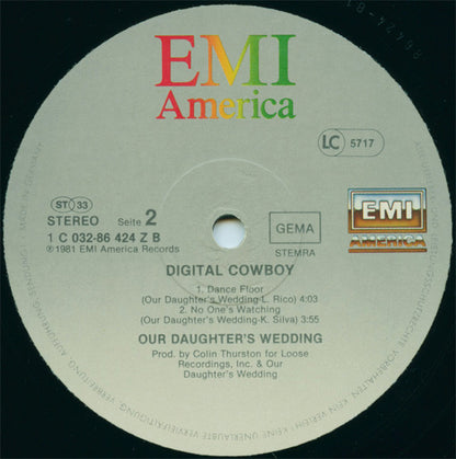 Our Daughter's Wedding : Digital Cowboy (12", MiniAlbum)