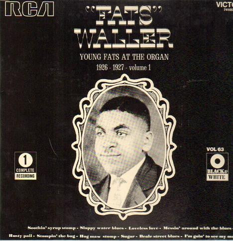 Fats Waller : Young Fats At The Organ - 1926-1927 - Volume 1 (LP, Comp)