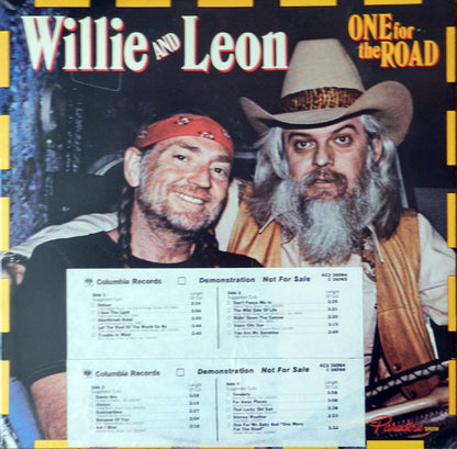 Willie Nelson And Leon Russell : One For The Road (2xLP, Album, Promo, Gat)