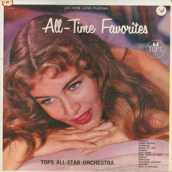 Tops All-Star Orchestra : All-Time Favorites (LP, Mono)