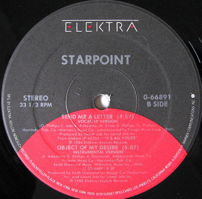 Starpoint : Object Of My Desire (12", Spe)