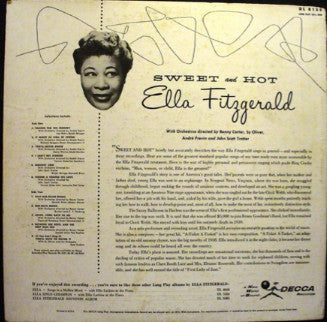 Ella Fitzgerald : Sweet And Hot (LP, Album)