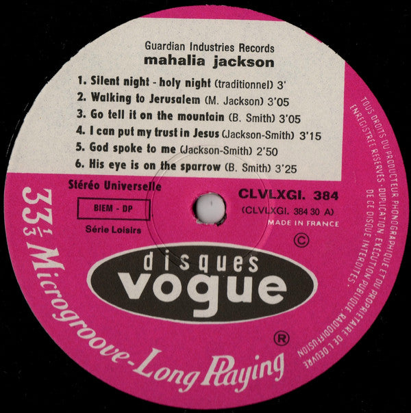 Mahalia Jackson : Silent Night (LP, Comp)