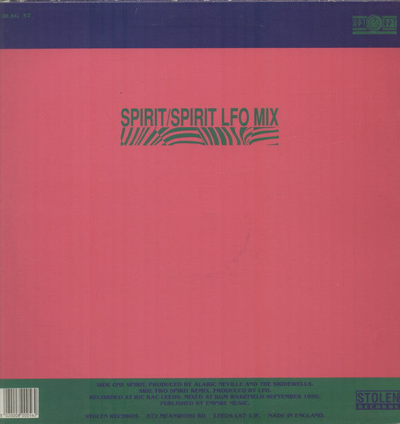 Bridewell Taxis : Spirit (12", Pur)