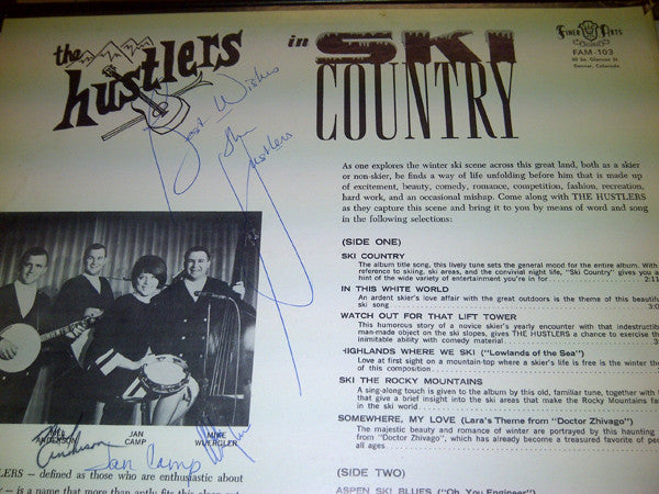 The Hustlers (10) : Ski Country (LP, Album, Mono)