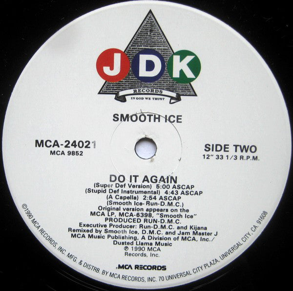 Smooth Ice : Do It Again (12")