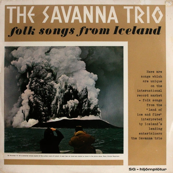 Savanna Tríóið : Folksongs From Iceland (LP, Album, Mono)