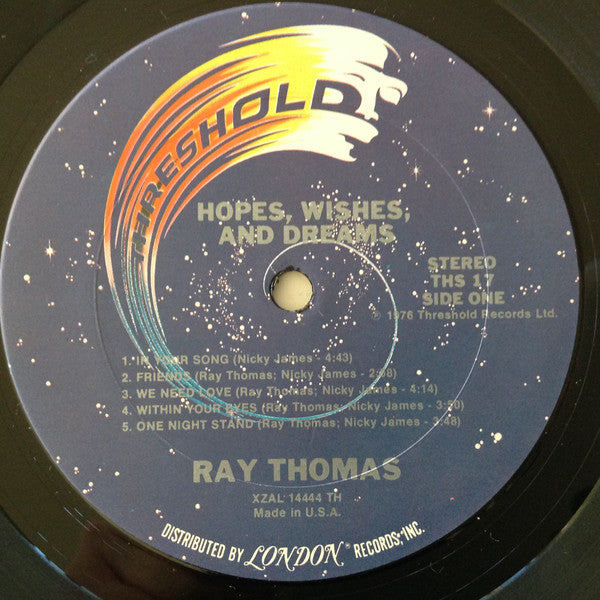 Ray Thomas : Hopes Wishes & Dreams (LP, Album, Ter)