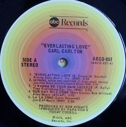 Carl Carlton : Everlasting Love (LP, Album, Pit)