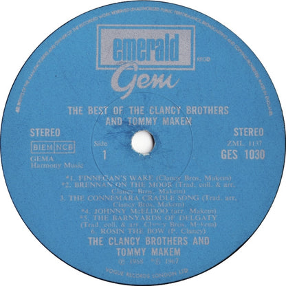 The Clancy Brothers & Tommy Makem : The Best Of The Clancy Brothers & Tommy Makem (LP, Comp)