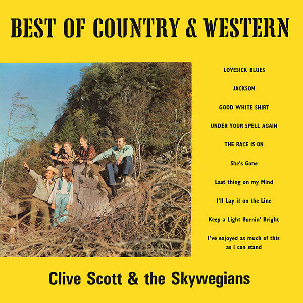 Clive Scott & The Skywegians : Best Of Country & Western (LP, Album, RP)