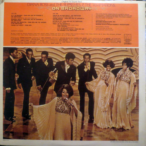 The Supremes & The Temptations : On Broadway (LP, Album, Gat)