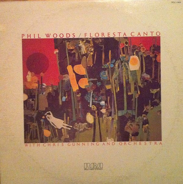 Phil Woods With The Chris Gunning Orchestra : Floresta Canto (LP, Album)