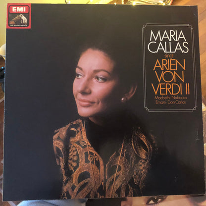 Maria Callas : Maria Callas Singt Arien Von Verdi II (LP, RE)