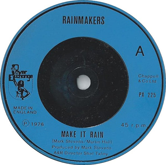 Rainmakers (4) : Make It Rain (7", Single, Blu)