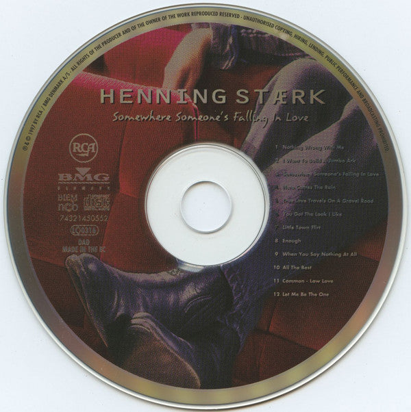 Henning Stærk : Somewhere Someone's Falling In Love (CD, Album)